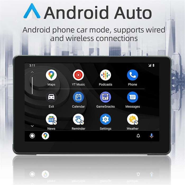 7Inch IPS Screen Mototorcycle Wireless Carplay Android Auto GPS Navigation Driving Recorder IP65 Wat