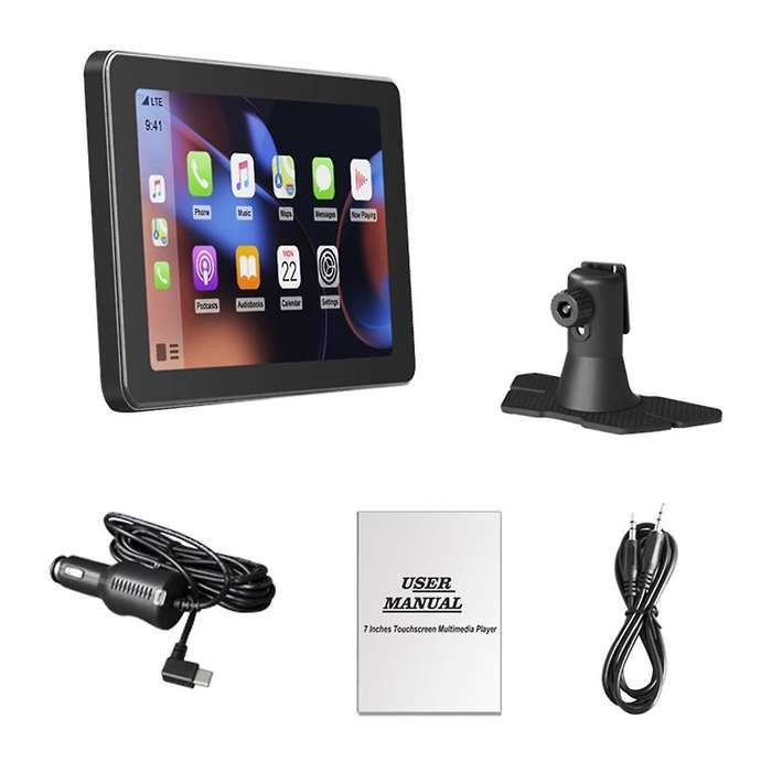 7-Inch Multimedia Player CarPlay Android Car IPS Touch Display Car Navigation Multimedia Bluetooth M