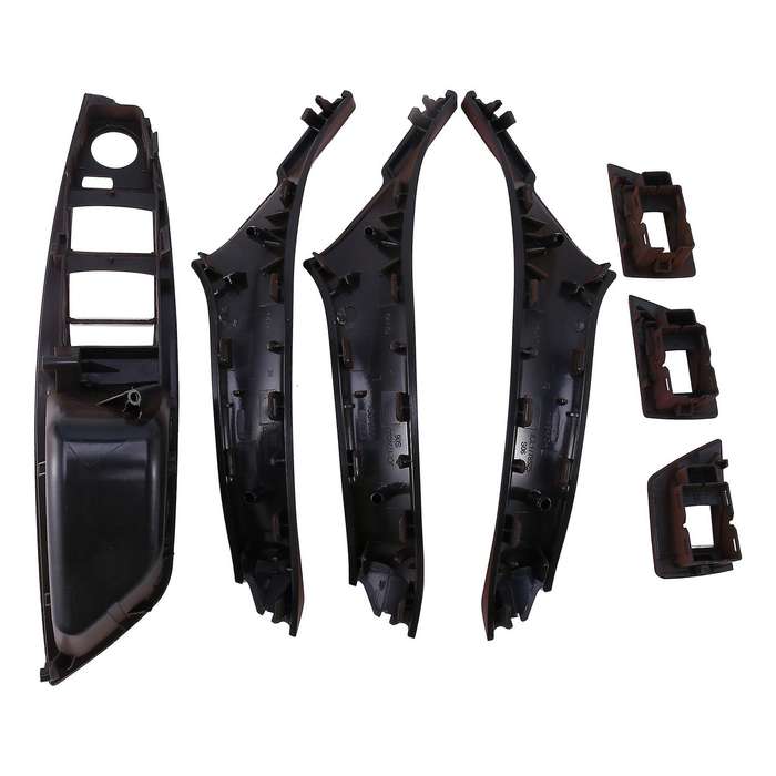 7Pcs Car Driver Seat Front Right Armrest Interior Door Handle Pull 1Hole for  F10 10-17 RHD Auto Int