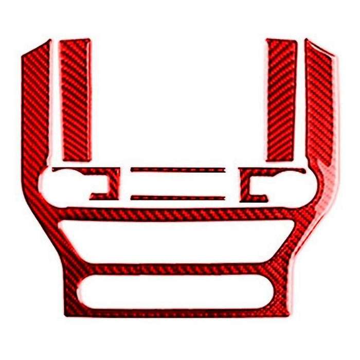 7Pcs Car Interior Accessories Center Console Carbon Fiber Decor Sticker Fits for 2015-2019