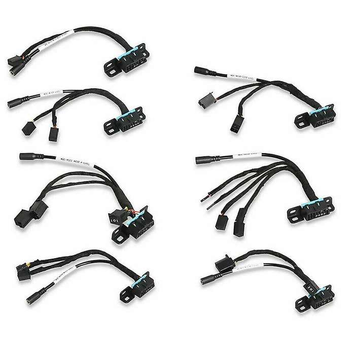 7Pcs Car EIS/ELV Test Line Cables for W202 W210 W220 W639 W906 Work with VVDI MB Tool