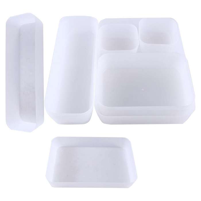 7pcs Drawer Organizers Separator Office Desk Stationery Storage Box for Kitchen Bathroom Makeup Org