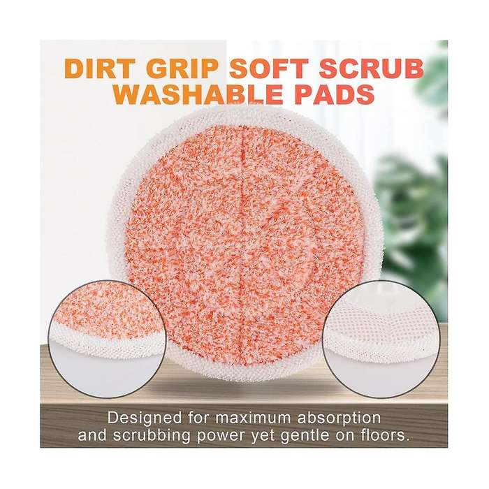 7pcs for S7000 S7001 T2 T21 U6002 Series Mop Pads & Scrub All-in-one Hard Floor Mop
