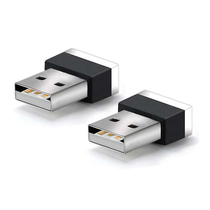 7pcs Mini Usb Light Led Modeling Car Ambient Light Neon (7 Colors)