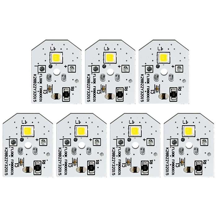 7Pcs WR55X25754 Refrigerator LED Light Board for Refrigerator WR55X30602 WR55X26486 Replacement Repa