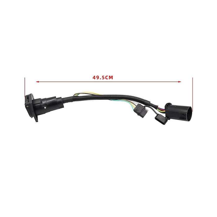 7-pin, 4-pin Trailer Plug Socket Wiring 12v Electrical Connector Adapter for Rv Us Version