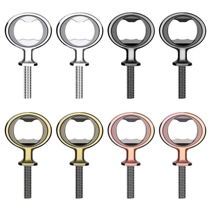 8 Pack Metal Bottle Opener Kits Stainless Steel Bottle Opener Insert Diy Bottle Opener Hardware Fla