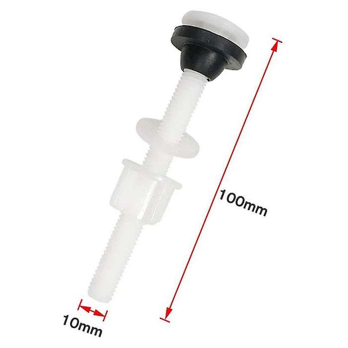 8 Pack Toilet Tank Plastic Bolts M10 Tank to Bowl Bathroom Toilet Repair Kits Fitting Screws and Sea
