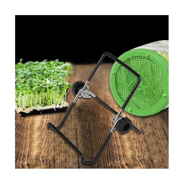 8 Pack Sprouting Stands for Wide and Regular Mouth Jars Canning Jars Holder for Sprouting, Stainles