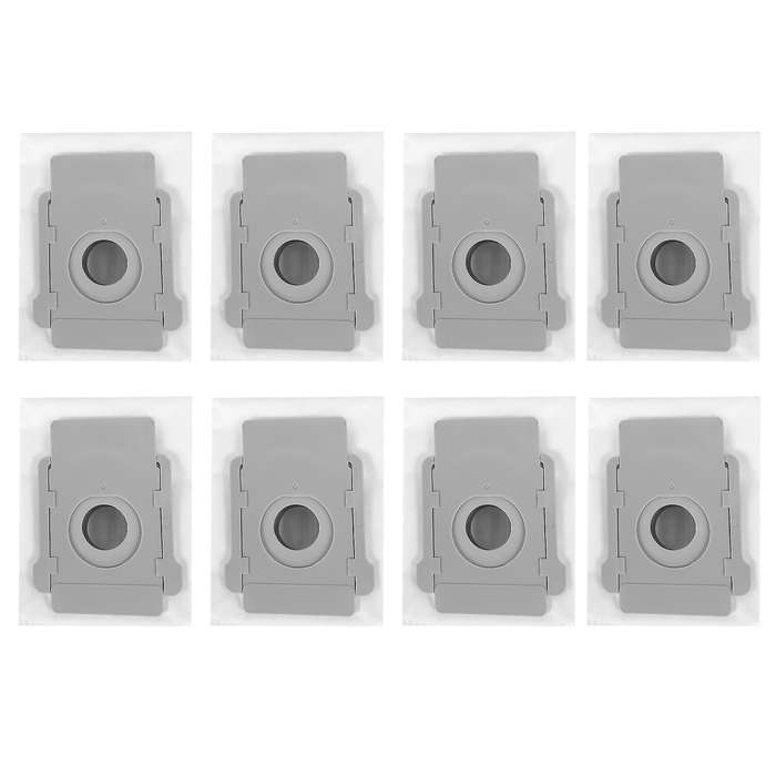 8 Pack Vacuum Bags for I7 I7+/plus S9+ (9550) I & S Series Clean Base Automatic Dirt Disposal Bags