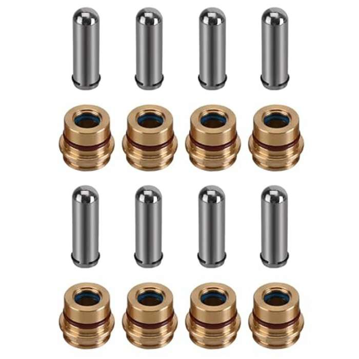 8 Pcs Pilot Valve Pusher 198-1076 1981076 for CAT Excavator 216B3 226B 236B 242B 247B 252B 268B 287