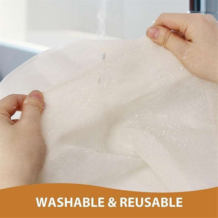 8 PCS Reusable Cheese Cloths for Straining, 20x20 Inch Hemmed Organic Cheesecloth, for Coffee Brewin