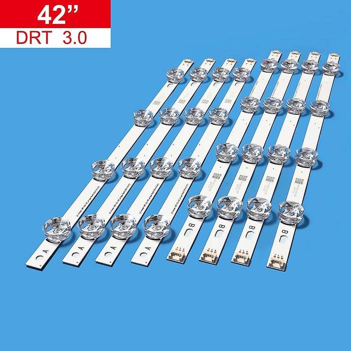 8 PCS/Set LED Backlight Strip Bar for LG LC420DUE 42LB3910 3.0 42 Inch 6916L-1709A 6916L-1710A