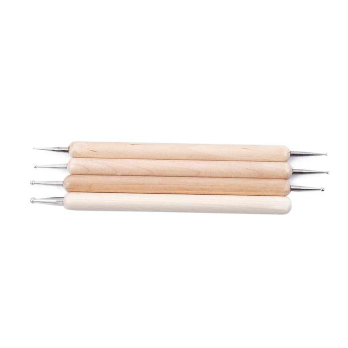 8 Piece Ball Stylus Dotting Tools for Clay Pottery Ceramics Doll Modeling Paper Flowers