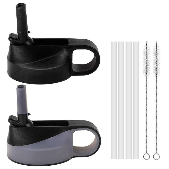 8 Piece Water Bottle Accessories Set for Water Bottle Straw Lids- Fits for Most Sport Water Bottles