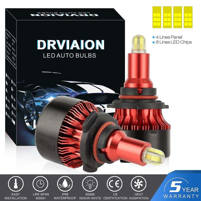 8 Sides Csp 13500Lm Fog Lights Led Headlight Led Auto Lamp 12V 6000K(9005/Hb3)