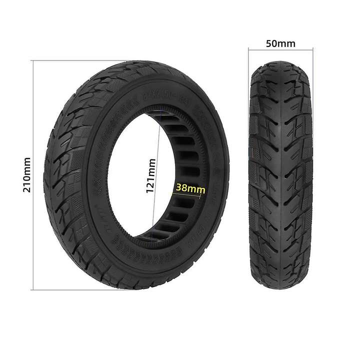 8.5Inch 8.5x2 Off-Road Solid Tire for VSETT 9 9+ ZERO 9 Scooter Wear-Resistant Puncture-Proof Tire P