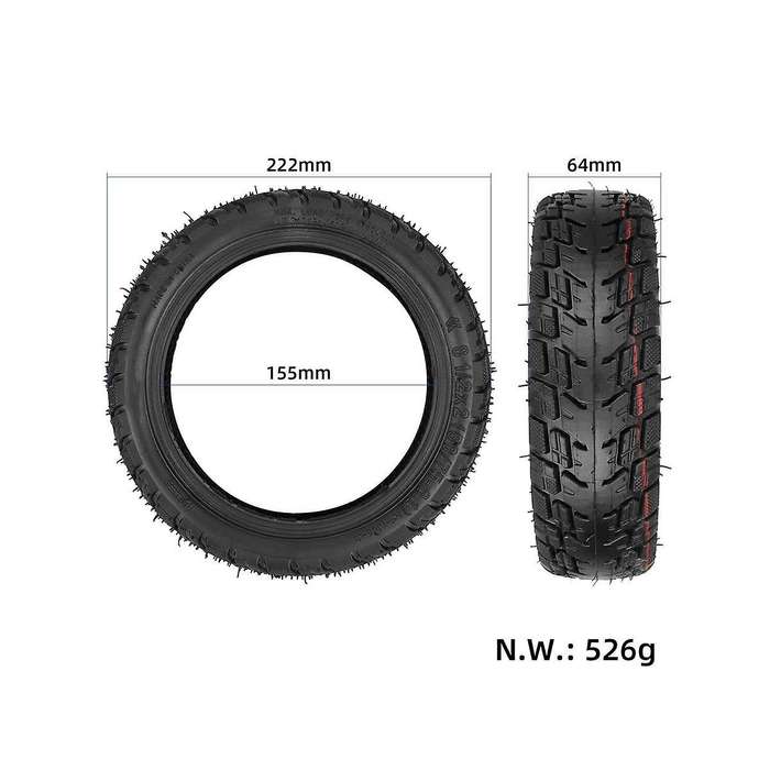 8.5inch 50/75-6.1 for Electric Scooter Tire Upgraded Vacuum Tire (81/2x2) Explosion-proof Tire