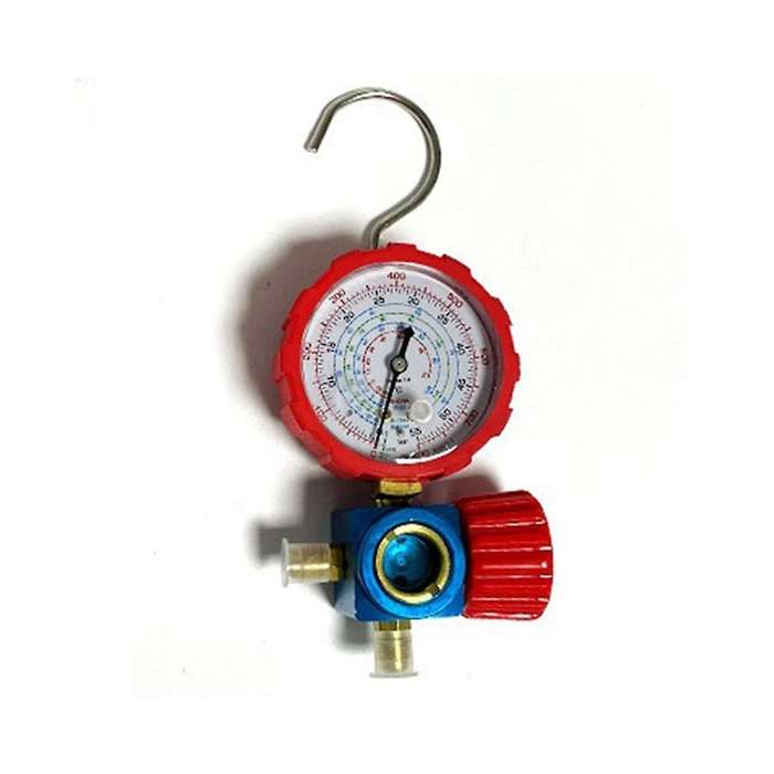 800PSI Refrigerant Manometer Air Condition Pressure Gauge Manometer Valve Manometro for R410A R22 R1