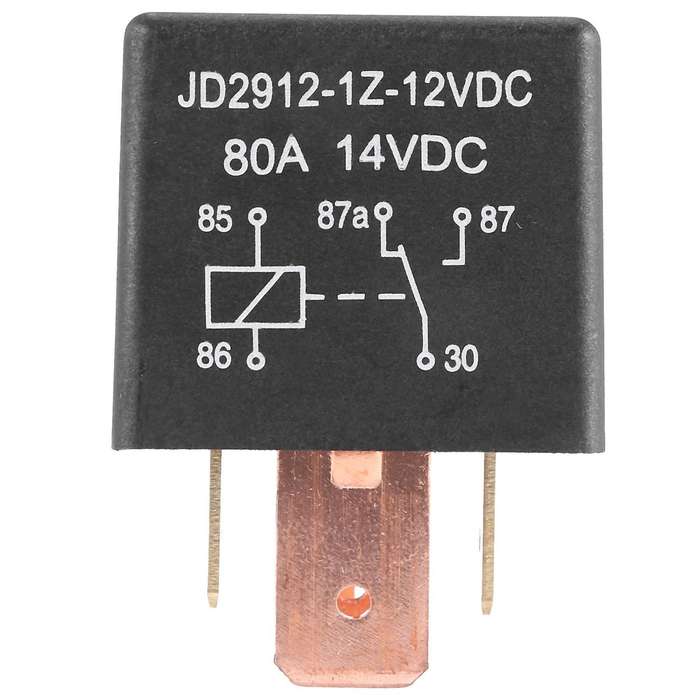 80A DC 12V 5 Pin DIY Relay Car Truck Vehicle