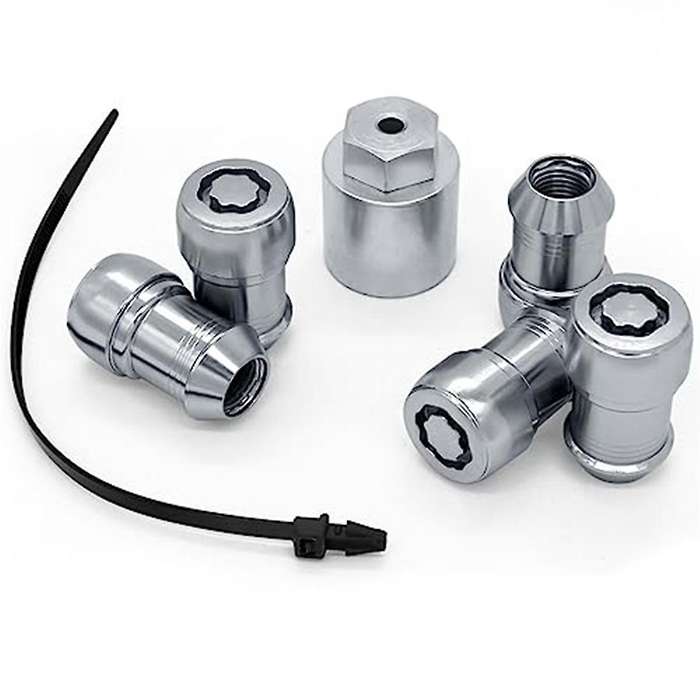 82215711 Wheel Lock Lug Nuts Set M14 X 1.5,compatible with 2018-2023 Wrangler and 2020-2023, Anti-th