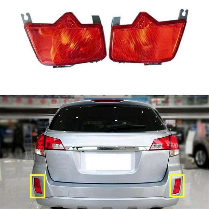 84913aj130 84551aj020 1pair Car Rear Tail Reflector Lamp Fog Light Cover Rear Brake Lamp Housing for