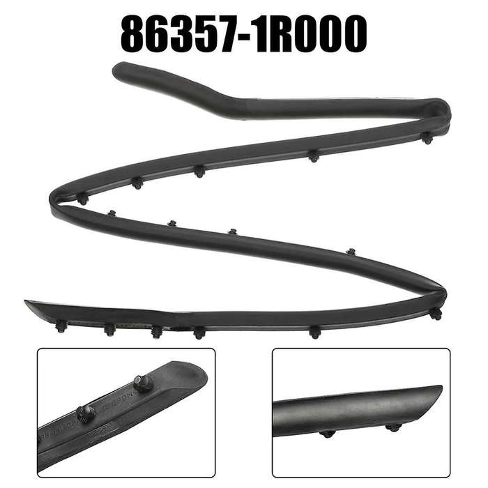 86357-1R000 Car Front Bumper Spoiler Seal Strip Bumper Spoiler Seal Strip for Accent 2012-2017