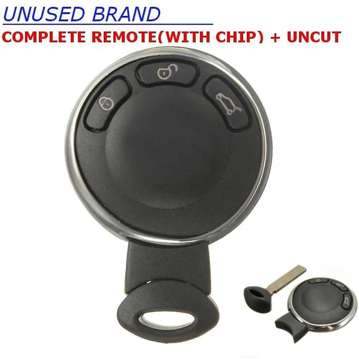 868MHz Remote 3 Buttons Smart Key with Uncut Blade PCF7952 Chip CR2032 Battery for for 2007-2014