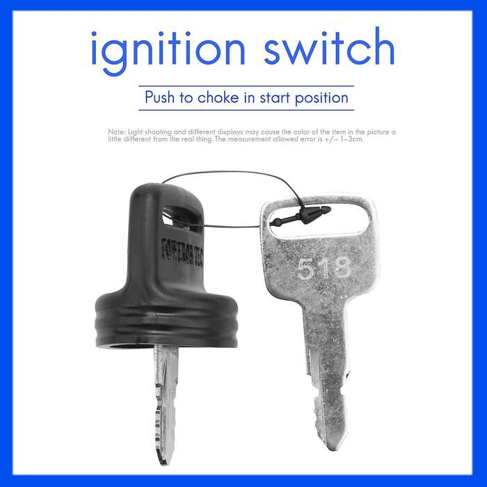 87-17009A5 Boat Motor Ignition Key Switch for Mercury Outboard Motors 3 Position Off-Run-