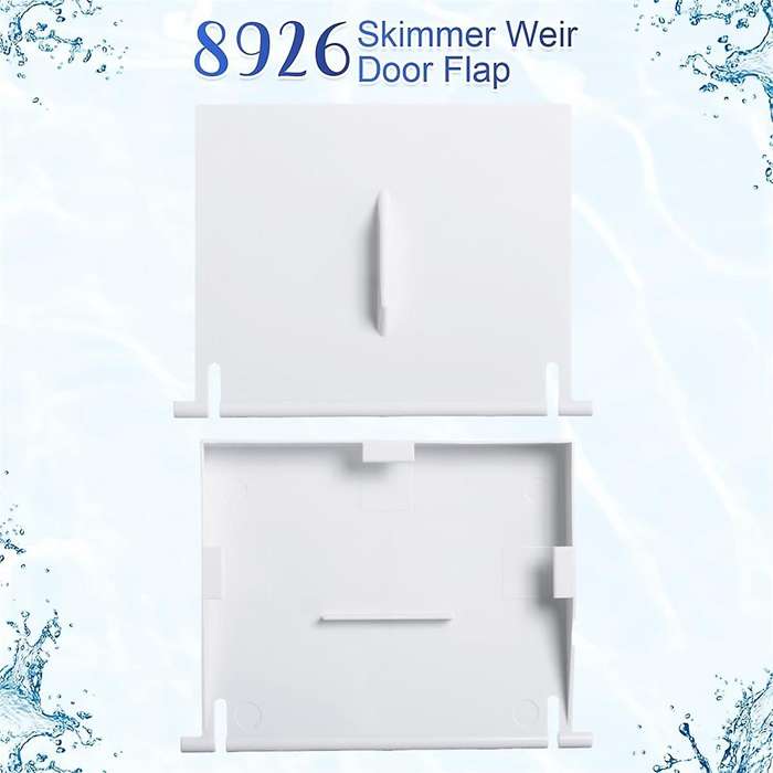 8926 Skimmer Replacement Weir Door Flap and 8928 Pool Skimmer Basket for Above Ground and in Ground