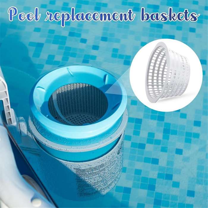 8926 Skimmer Replacement Weir Door Flap and 8928 Pool Skimmer Basket for Above Ground and in Ground