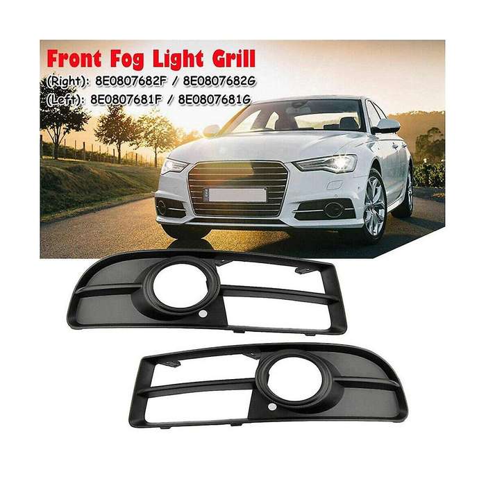 8e0807681f 8e0807682f Bumper Fog Light Grille Fog Light Frame Fog Light Grille Car for A4 B7