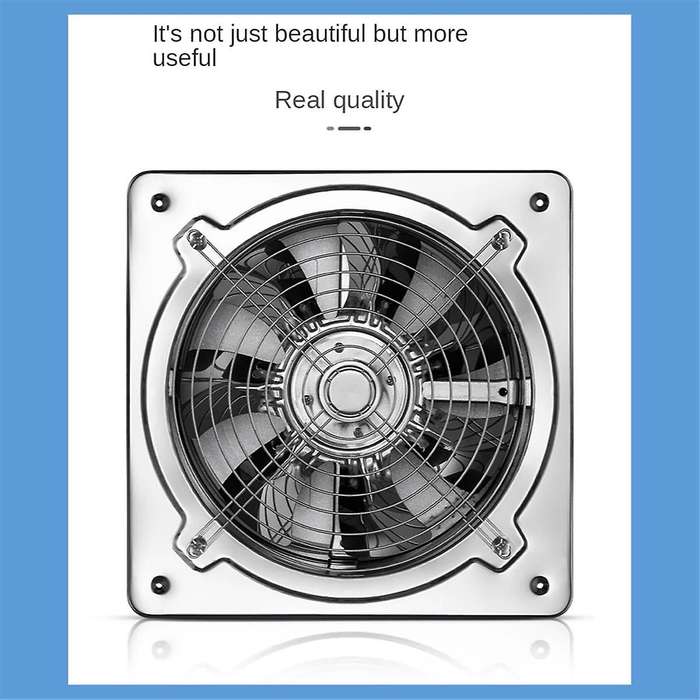 8inch Booster Fan Extractor Exhaust Fan Ventilation Pipe Fan for Bathroom Toilet Kitchen Wall Window
