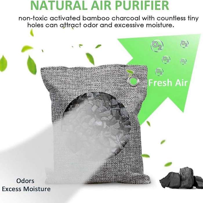 8pcs Azabu Bamboo Charcoal Bag New Car Formaldehyde Deodorizing Activated Carbon Bag