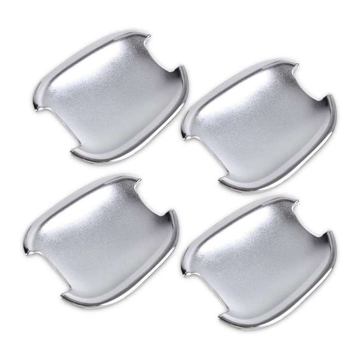 8PCS Car Door Handle Bowl Chrome Door Handle Protective Cover Trim for 2008-2013
