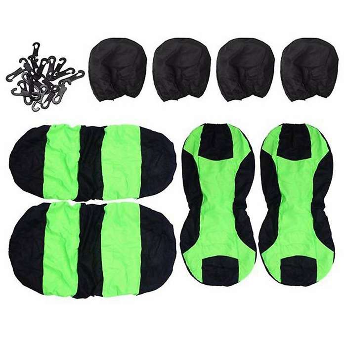 8Pcs Car Seat Covers Set Universal Heavy Duty Cotton Covers Waterproof Protectors Van for All Vehicl