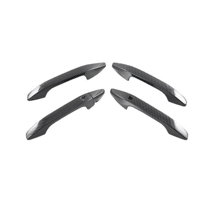 8pcs Car Outside Door Puller Cover Handle Bowl Trim Sticker for Nq5 2021-2023 with Smart Key Hole L