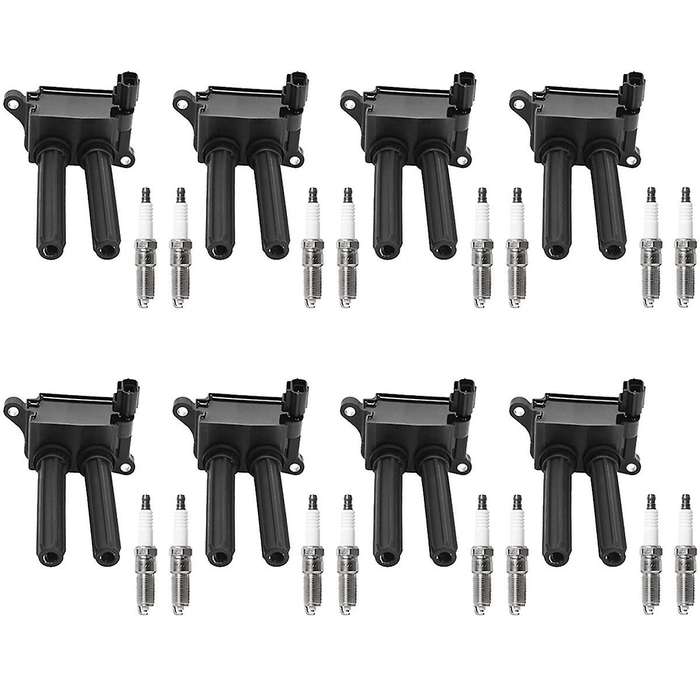 8pcs Ignition Coil & 16pcs Spark Plug for Charger Durango 300 5.7l Uf504, 56029129aa