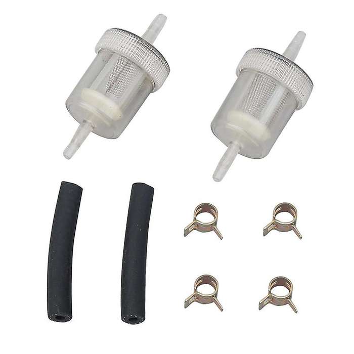 8Pcs Motorcycle Car In-Line Fuel Filter Upgrade Kit for Filter Kit Parking Heater