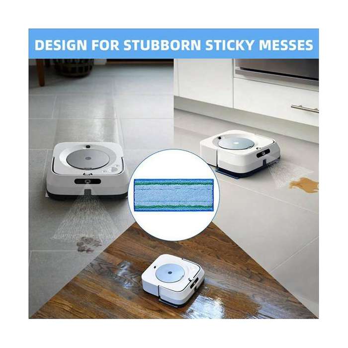 8pcs Wet Mopping Pads for M6 Series M6 (6110) (6012) (6112) Washable and Reusable Ultimate Robot We