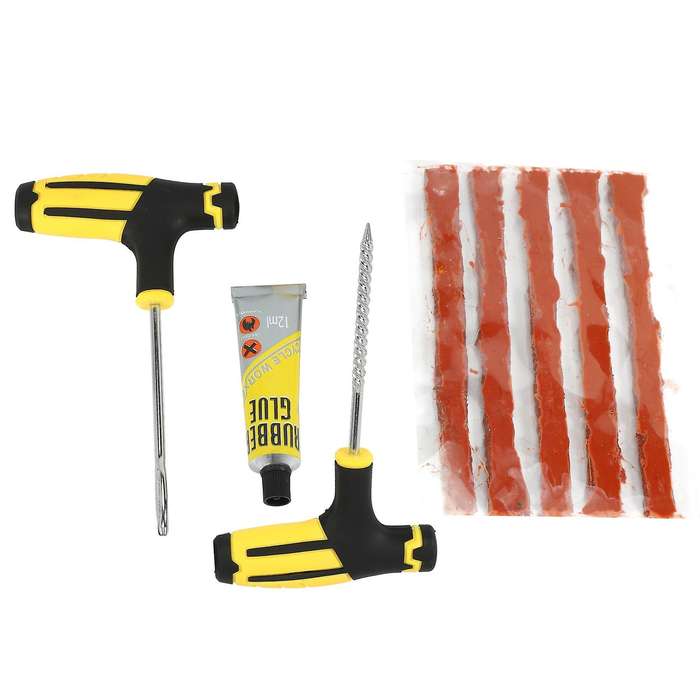 8pcs/set Car Tire Repair Tools Kit for Tubeless Emergency Truck Motobike Bike Tyre Fast Puncture Pl