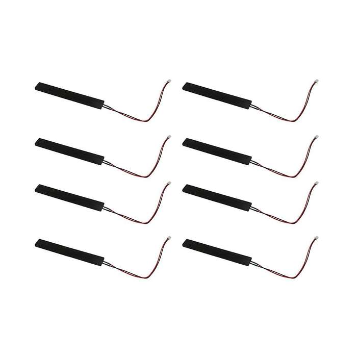 8pcs/set Foot Sensing Strip Sensor Bar for Dancing Machine Accessories with Black Rubber Protector