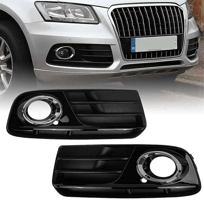 8r0807681m 8r0807682j Front Bumper Lower Mesh Grille Front Bar Fog Lamp Cover Automotive for Q5 2013