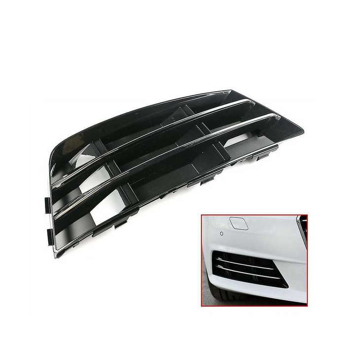8w0807681r 8w0807682r Front Bar Lower Center Grille Chrome Fog Light Grille Cover Auto for A4 B9 20