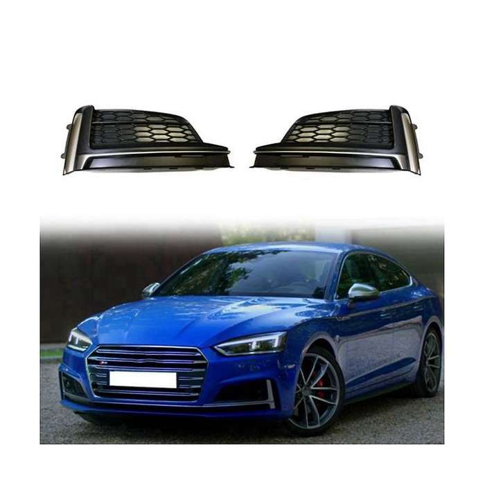 8w6807681f 8w6807682f Bumper Fog Light Cover Fog Light Bezel Front Bar Grille Auto for A5 Sport S5