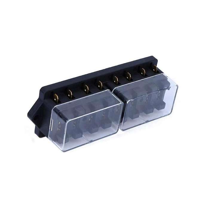 8-way Car Medium Insert Fuse Box Multi-way Overload Modified Base Junction Box Multi-way Insurance B