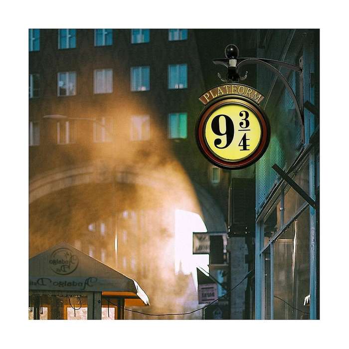 9 3/4 Night Light Wall Hanging Lamp Home Garage 9 3/4 Sign Light Fan Lovers Gift