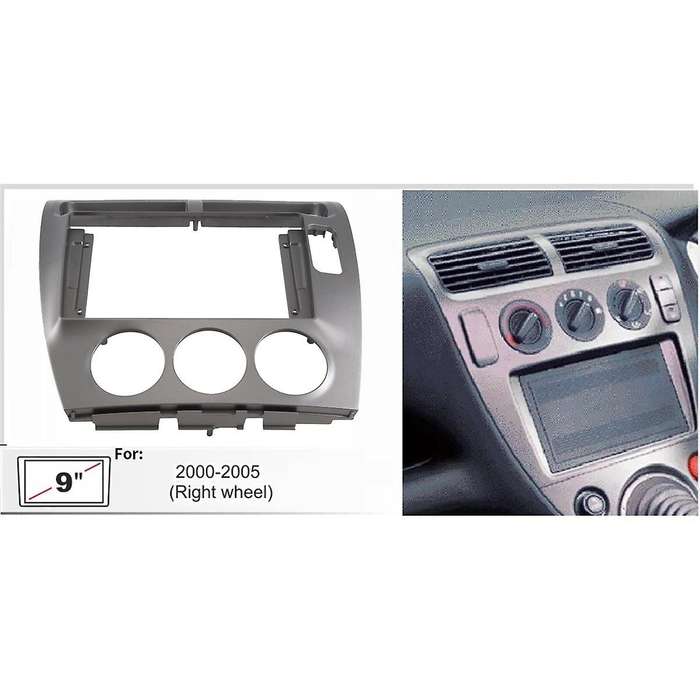 9 Inch Car Fascia Radio Panel for (EP3) 2000-2005 Dash Kit Install Facia Console Bezel