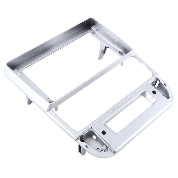 9 Inch Car Radio Fascia for 406 1999-2004 Install Facia Console Bezel Adapter Plate Trim Cover(silve