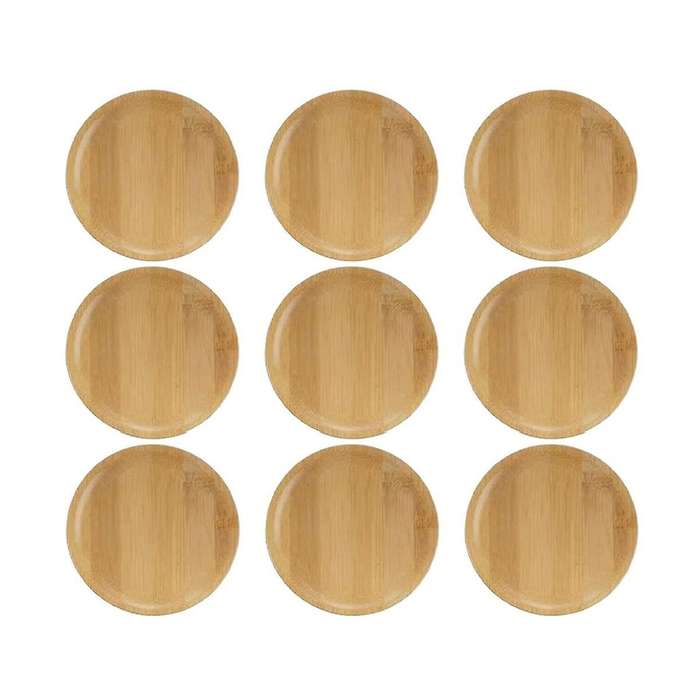 9 Pcs Wine Glass Charcuterie Topper, Charcuterie Wine Glass Topper, Bamboo Wine Glass Topper Wine Gl